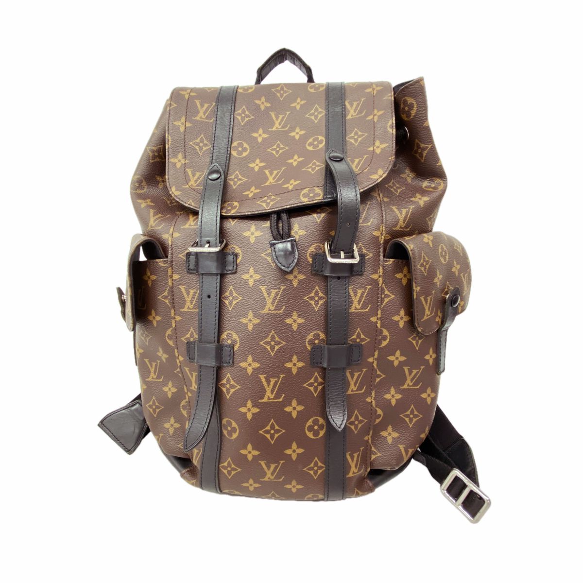 Louis Vuitton Backpack Monogram Macassar Christopher MM Brown