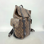 Louis Vuitton Backpack Monogram Macassar Christopher MM Brown — view 2