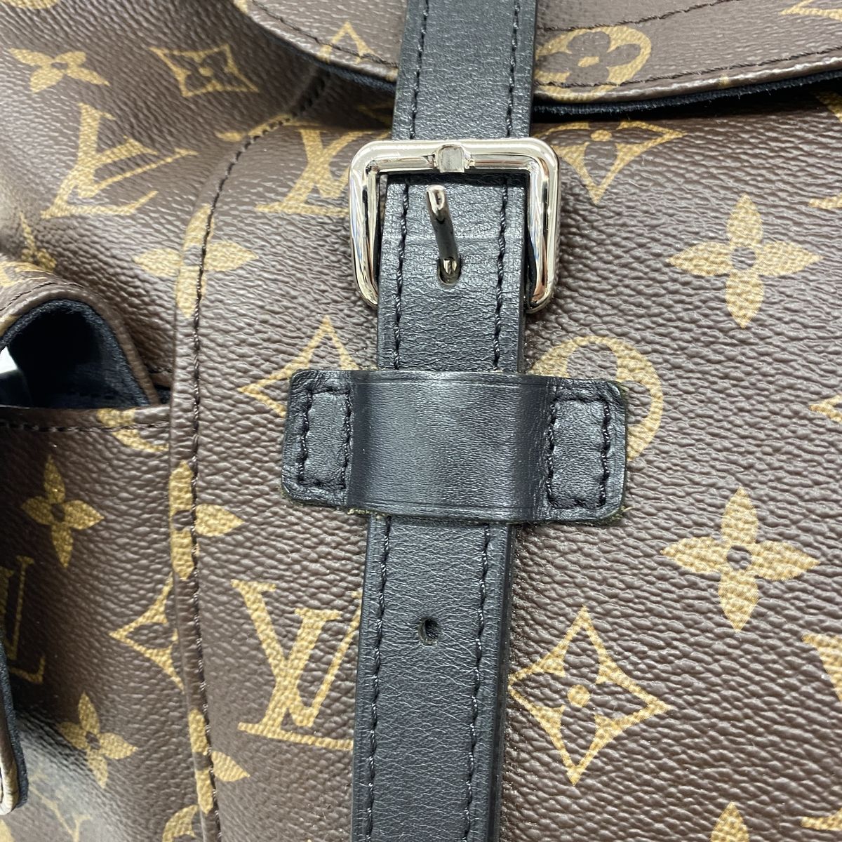 Louis Vuitton Backpack Monogram Macassar Christopher MM Brown — view 8