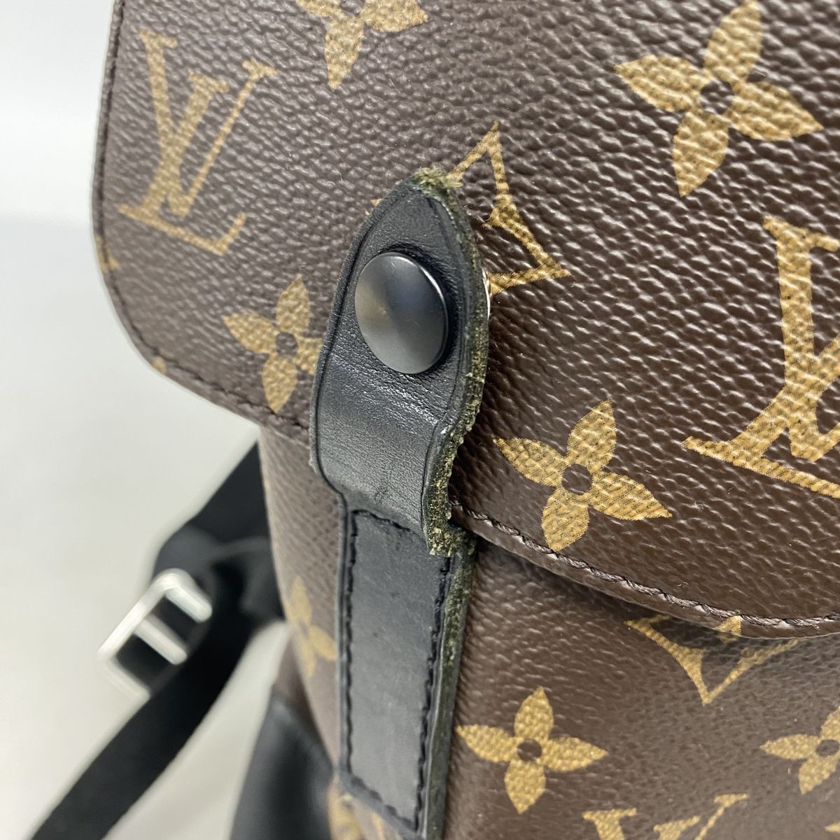Louis Vuitton Backpack Monogram Macassar Christopher MM Brown — view 7