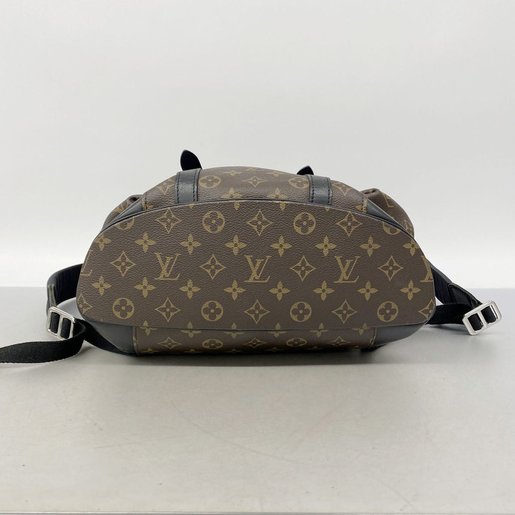 Louis Vuitton Backpack Monogram Macassar Christopher MM Brown — view 3