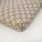 Gucci Shoulder Bag GG Supreme Brown Champagne Gold — view 6
