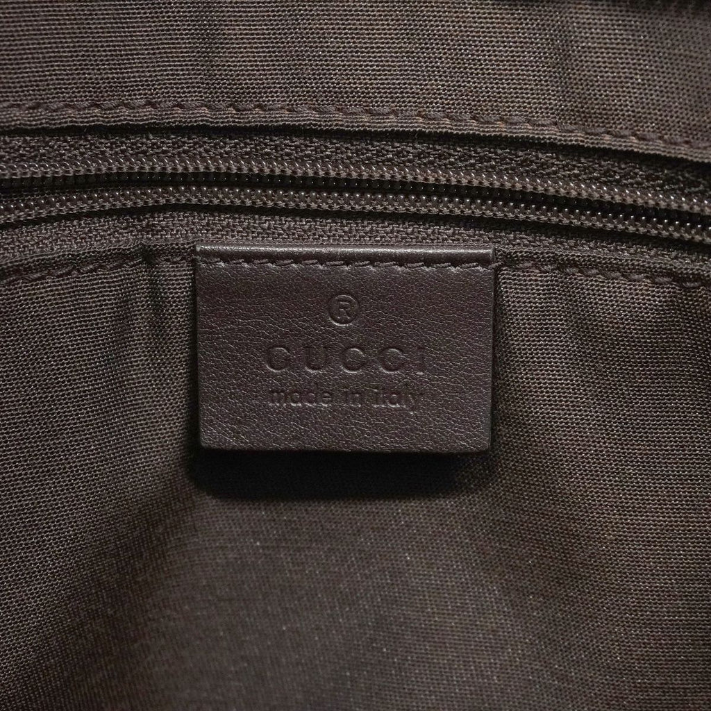 Gucci Shoulder Bag GG Supreme Brown Champagne Gold — view 5