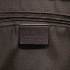 Gucci Shoulder Bag GG Supreme Brown Champagne Gold — view 5