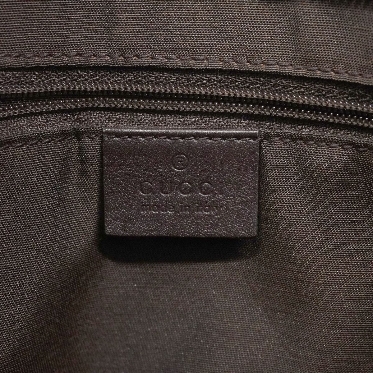 Gucci Shoulder Bag GG Supreme Brown Champagne Gold — view 5