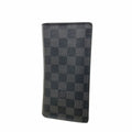 Louis Vuitton Wallet Damier Graphite Portefeuille Brazza Black