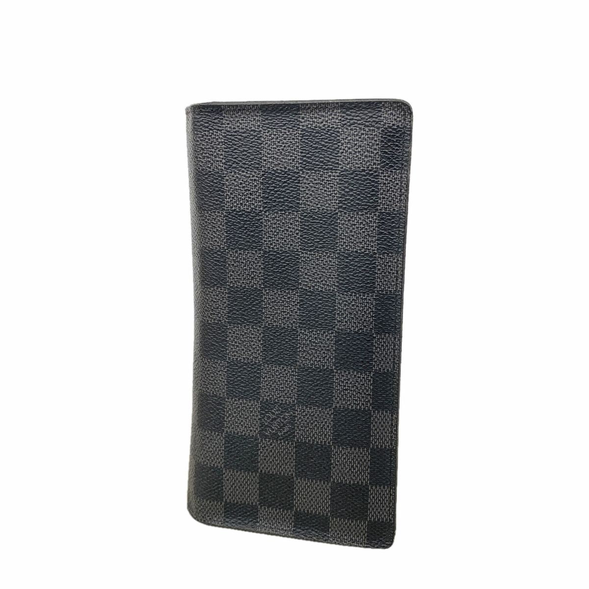 Louis Vuitton Wallet Damier Graphite Portefeuille Brazza Black