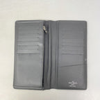 Louis Vuitton Wallet Damier Graphite Portefeuille Brazza Black — view 3