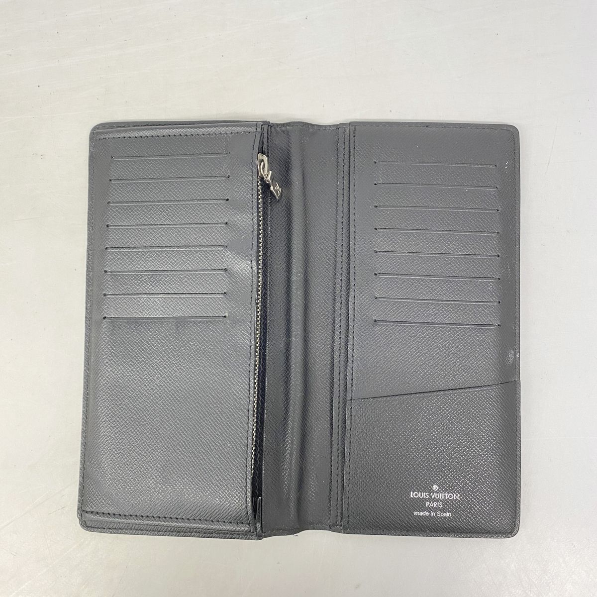 Louis Vuitton Wallet Damier Graphite Portefeuille Brazza Black — view 3