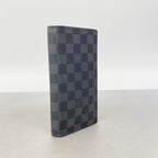 Louis Vuitton Wallet Damier Graphite Portefeuille Brazza Black — view 2