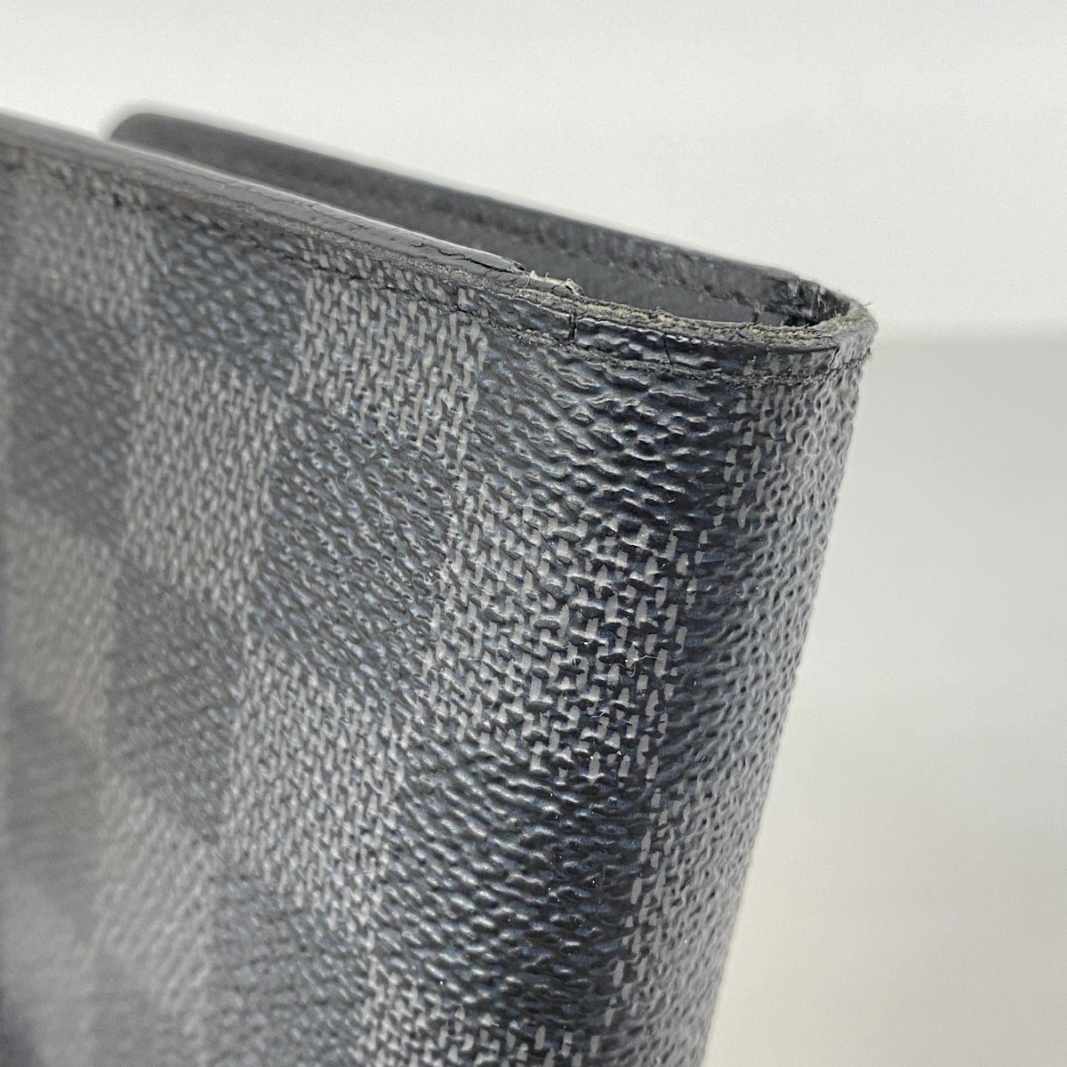 Louis Vuitton Wallet Damier Graphite Portefeuille Brazza Black — view 5