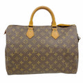 Louis Vuitton Handbag Monogram Speedy 35 Brown