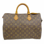 Louis Vuitton Handbag Monogram Speedy 35 Brown