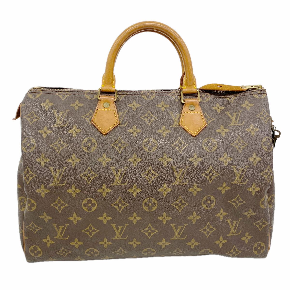 Louis Vuitton Handbag Monogram Speedy 35 Brown