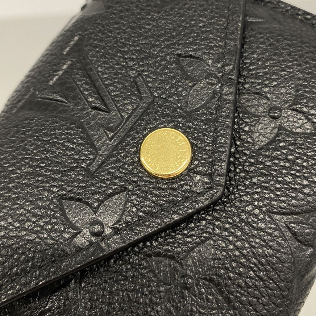 Louis Vuitton Trifold Wallet Monogram Empreinte Portefeuille Zoe Noir — view 6