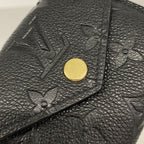 Louis Vuitton Trifold Wallet Monogram Empreinte Portefeuille Zoe Noir — view 6