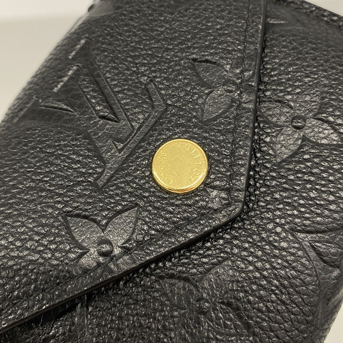 Louis Vuitton Trifold Wallet Monogram Empreinte Portefeuille Zoe Noir — view 6