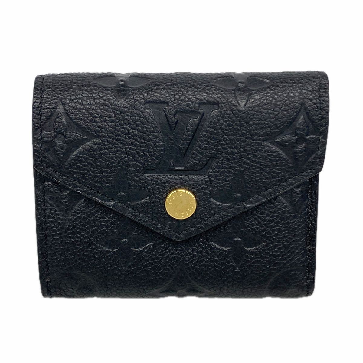Louis Vuitton Trifold Wallet Monogram Empreinte Portefeuille Zoe Noir