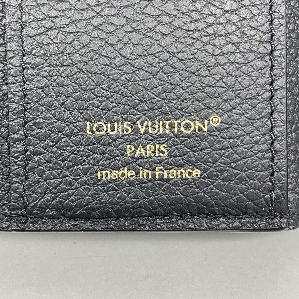 Louis Vuitton Trifold Wallet Monogram Empreinte Portefeuille Zoe Noir — view 4