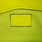 Gucci Shoulder Bag GG Marmont Leather Green Silver — view 5