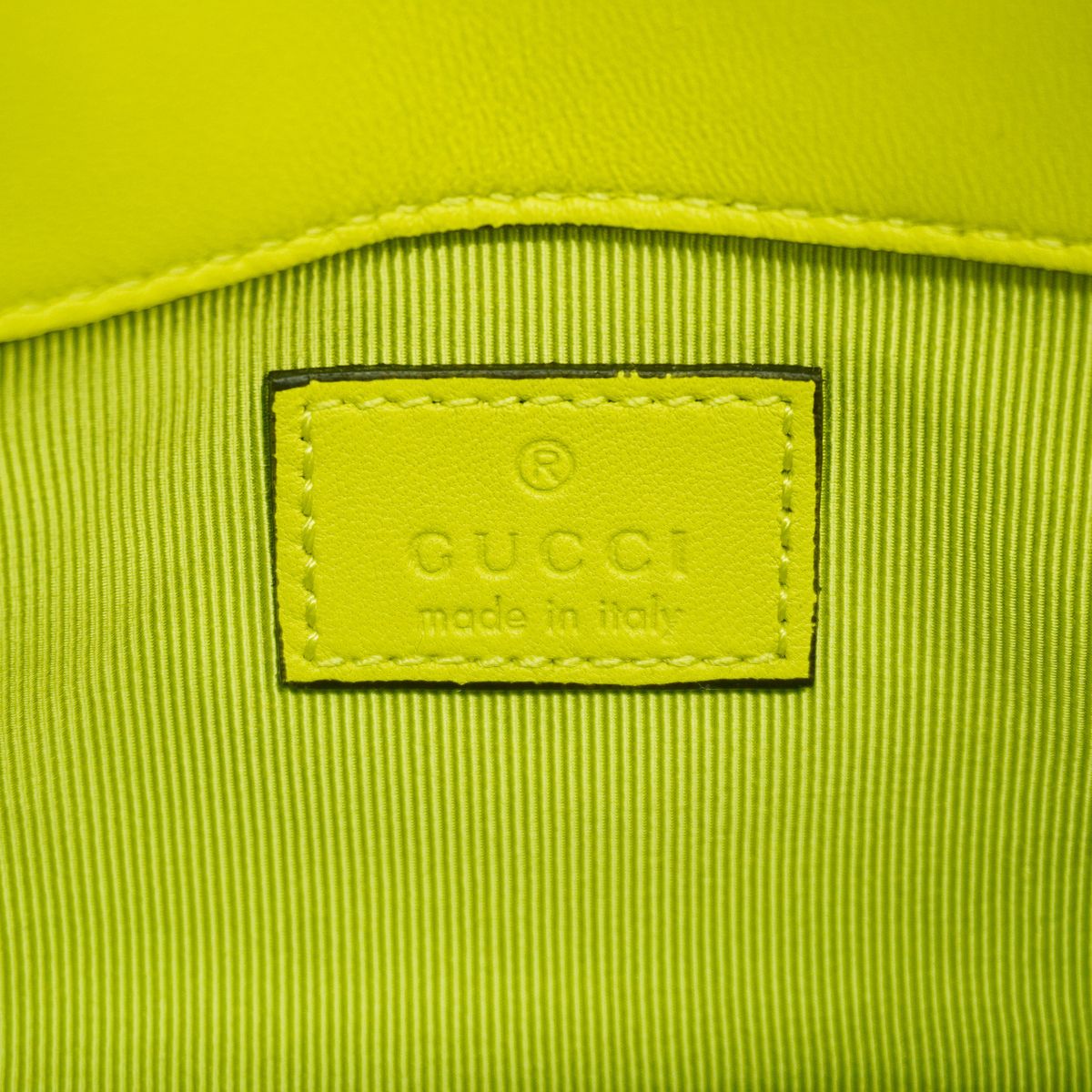 Gucci Shoulder Bag GG Marmont Leather Green Silver — view 5