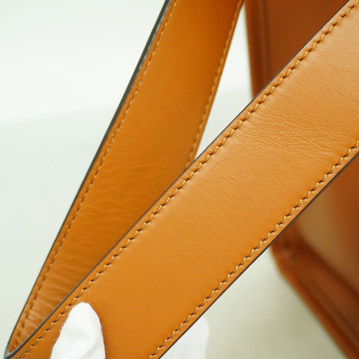 Fendi Tote Bag Sunshine Leather Brown Gold 2-Way — view 7