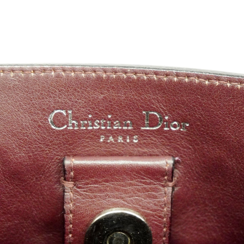 Dior Handbag Lady Leather Pink Silver 2-Way Bag — view 5