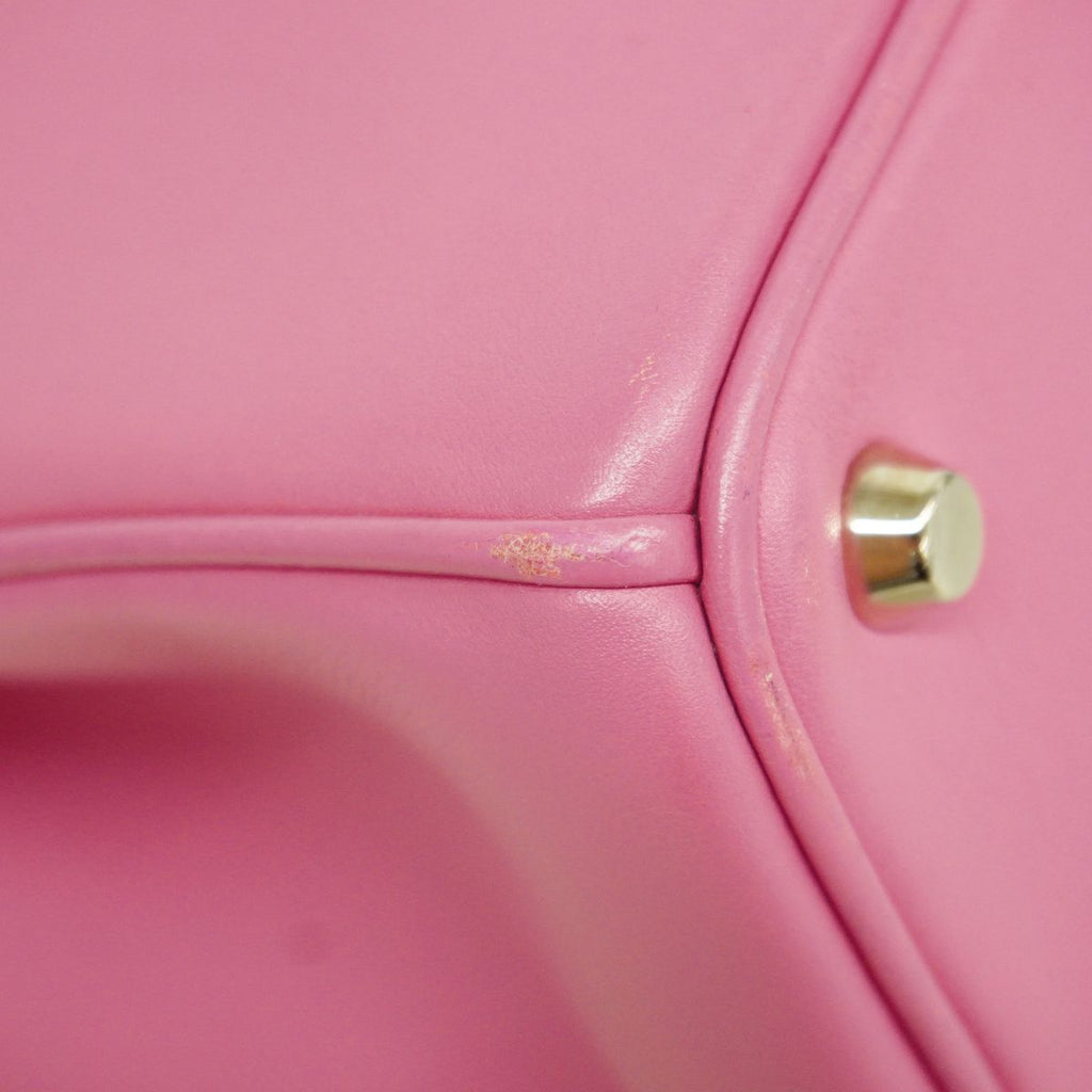 Dior Handbag Lady Leather Pink Silver 2-Way Bag — view 6
