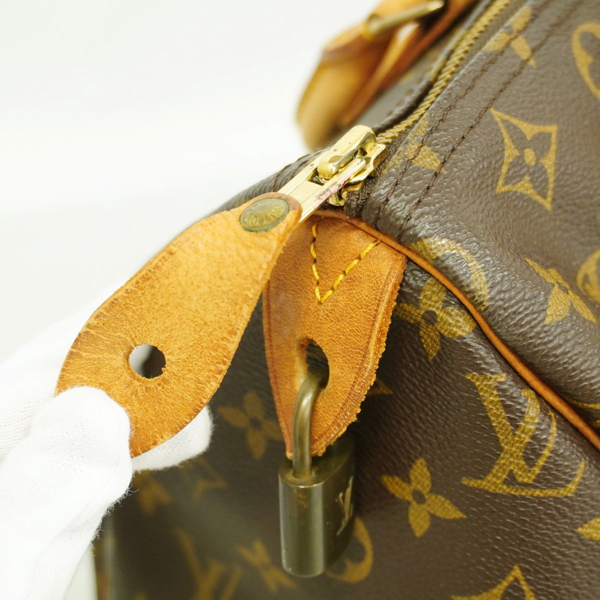 Louis Vuitton Handbag Monogram Speedy 30 Brown — view 8