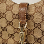 Gucci Handbag GG Canvas New Jackie Brown Gold — view 8