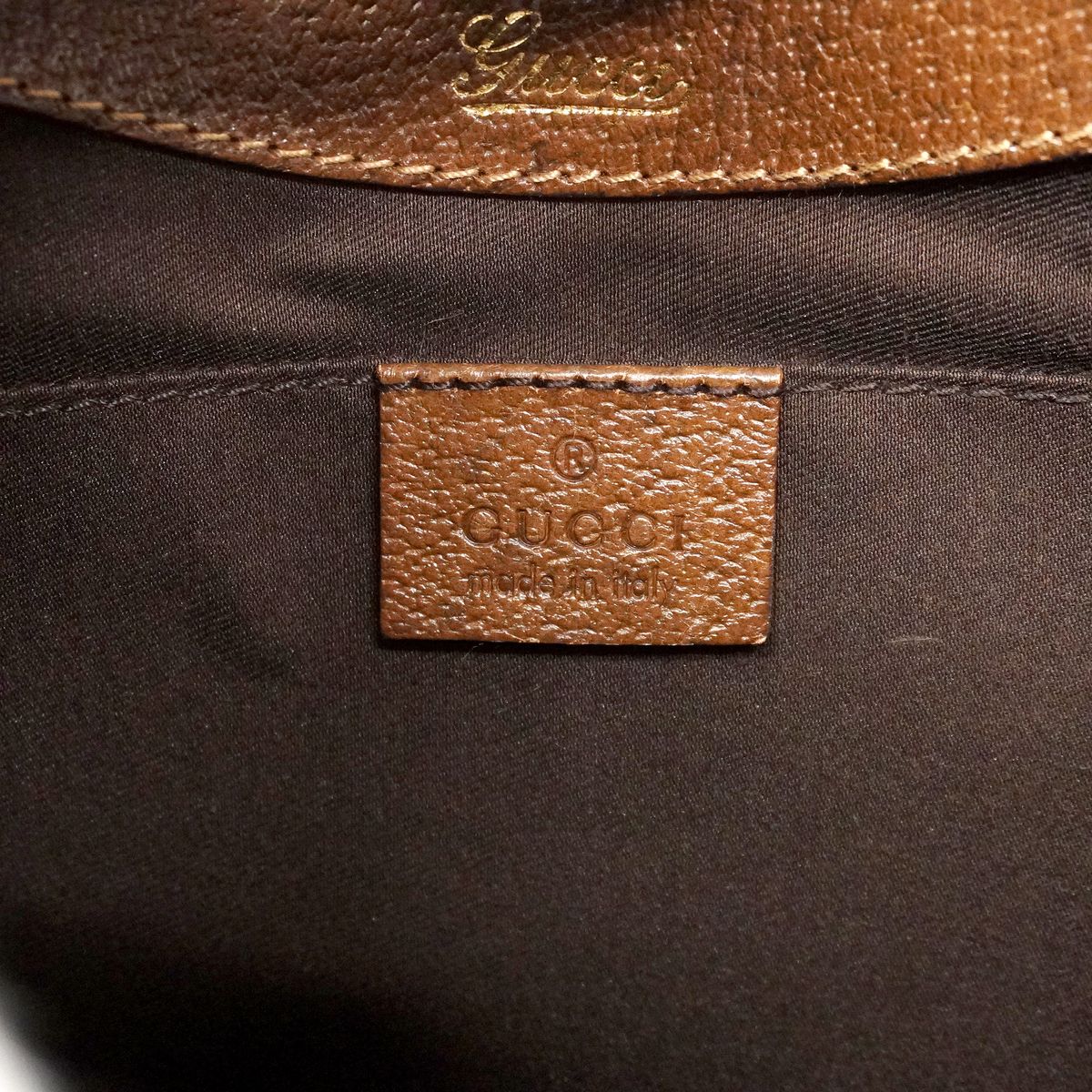 Gucci Handbag GG Canvas New Jackie Brown Gold — view 5