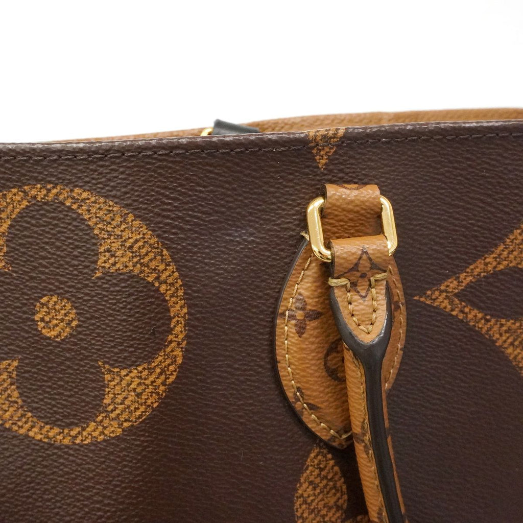 Louis Vuitton Tote Bag Monogram Giant Reverse On The Go GM Brown 2-Way — view 7