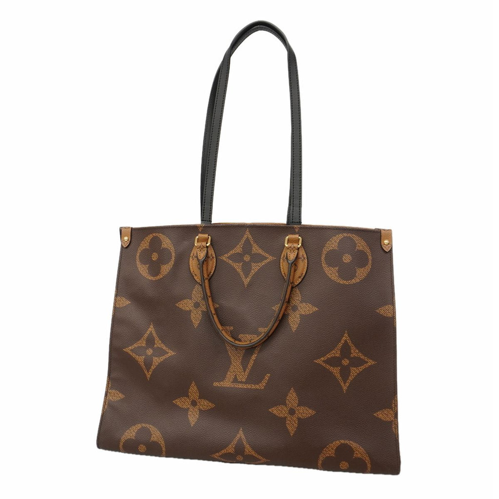 Louis Vuitton Tote Bag Monogram Giant Reverse On The Go GM Brown 2-Way