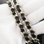 Chanel Shoulder Bag Chanel 22 Mini Calfskin Black Silver — view 7