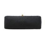 Chanel Shoulder Bag Mini Quilted Lambskin Black Gold — view 3