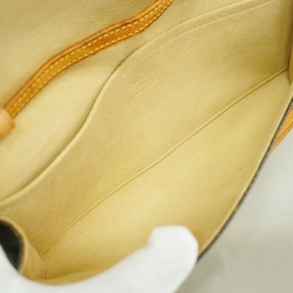Louis Vuitton Shoulder Bag Monogram Pochette Twin GM Brown — view 4