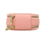 Chanel Vanity Bag Quilted Caviar Leather Pink Champagne Gold 2-Way Bag — view 3