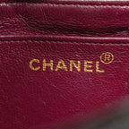 Chanel Shoulder Bag Quilted Lambskin Black Gold — view 5