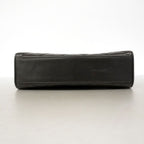 Chanel Shoulder Bag Quilted Lambskin Black Gold — view 3