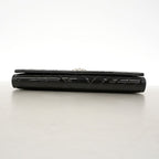 Chanel Wallet Coco Boy Patent Leather Black Silver — view 3