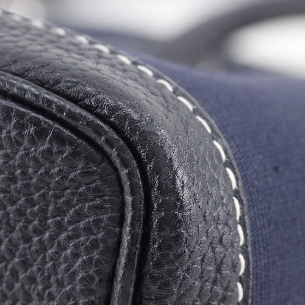 Hermes Garden Party TPM Toile Officier Navy H Handbag — view 4