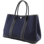 Hermes Garden Party TPM Toile Officier Navy H Handbag — view 2