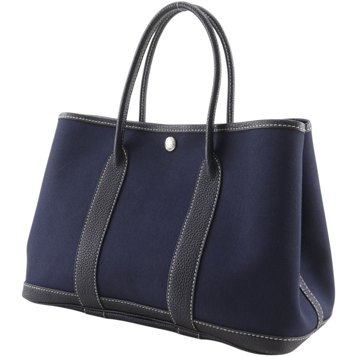 Hermes Garden Party TPM Toile Officier Navy H Handbag — view 2