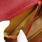 Gucci Bamboo 2-Way Shoulder 000 Leather Red Handbag — view 7
