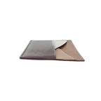 Hermes Petit H Card Case Genus Leather Gray Brown Beige — view 4