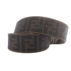 Fendi Zucca Pattern Belt All Over Print Brown — view 2