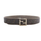 Fendi Zucca Pattern Belt All Over Print Brown — view 3