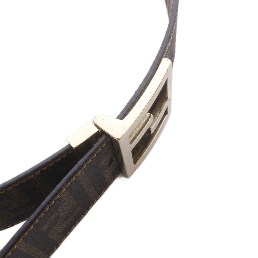 Fendi Zucca Pattern Belt All Over Print Brown — view 6