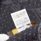 Louis Vuitton Monogram Logomania Scarf Black Wool Silk — view 4