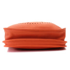 Hermes Evelyne Shoulder Bag Taurillon Clemence Orange Silver — view 3